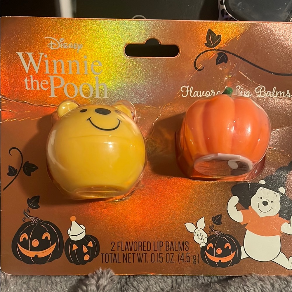 Disney Winnie the Pooh Lip Balm Set - Yellow and Orange